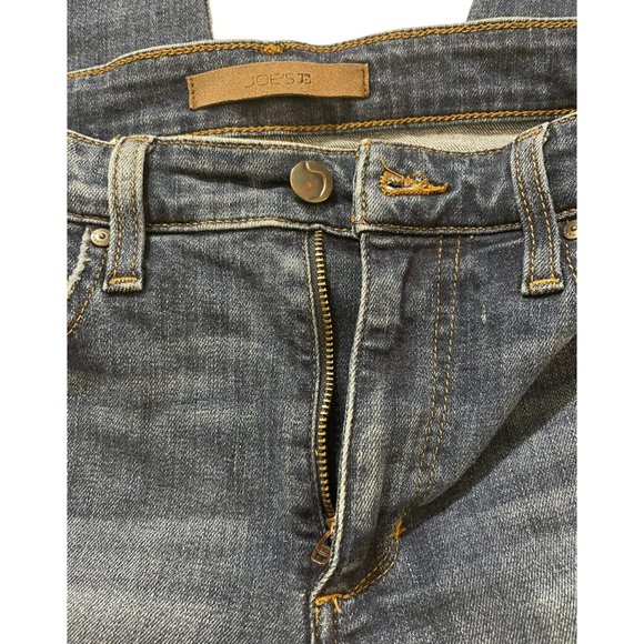 Joe's Jeans Women's Barb Cuff Mid Rise Crop Blue Jeans Size 25 Style 4500371793 - Picture 8 of 11